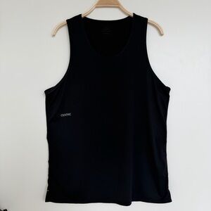 Men's Black Centric Tank Top